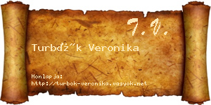 Turbók Veronika névjegykártya