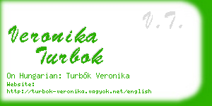 veronika turbok business card